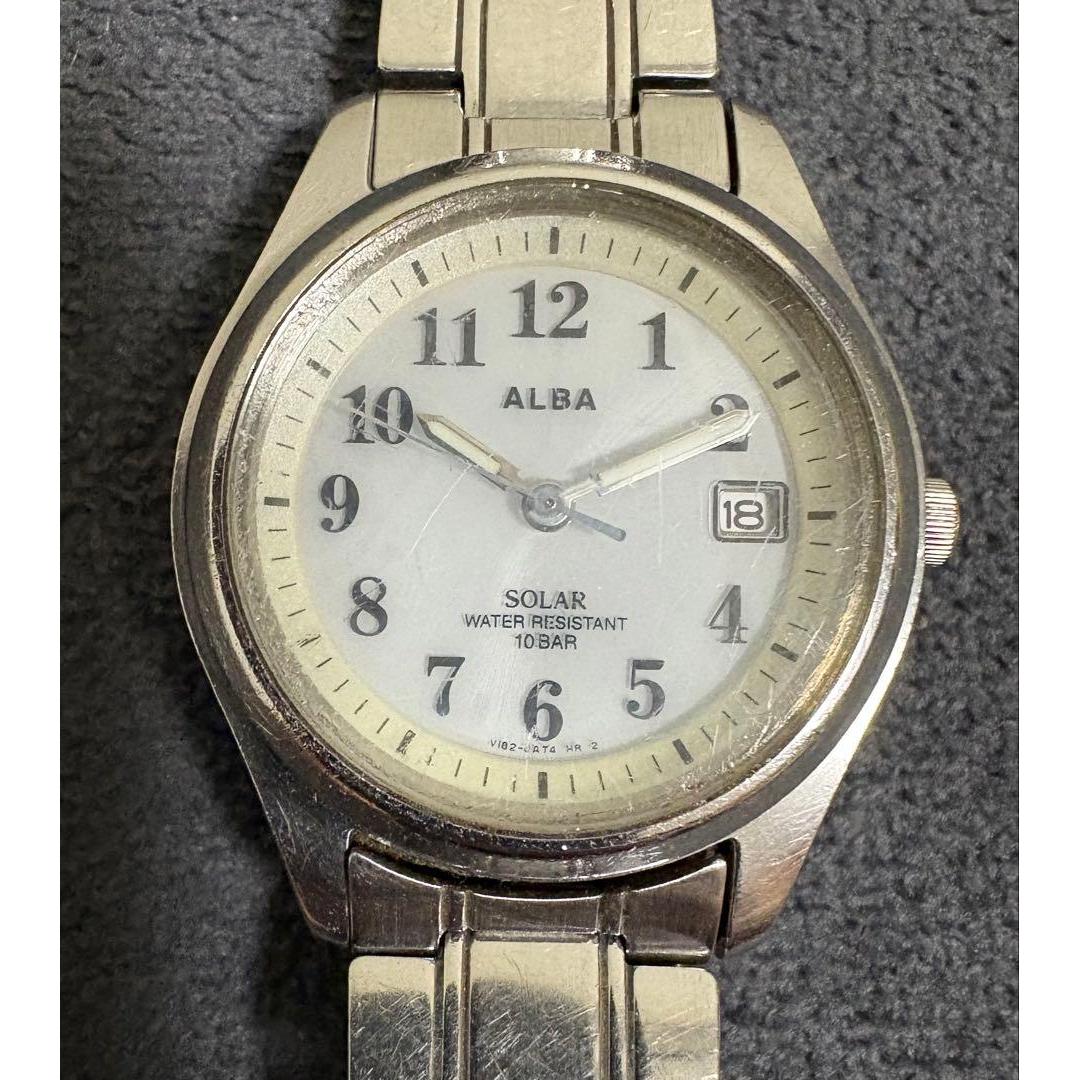 Used ALBA SEIKO Made in Japan Metal Belt Ladies Watch