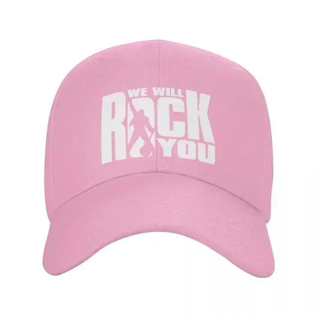 Mode Vi Ska Rocka Dig Basebollkeps Unisex Justerbar Queen Rockband Pappahatt Utomhus Snapback Kepsar Truckerkepsar