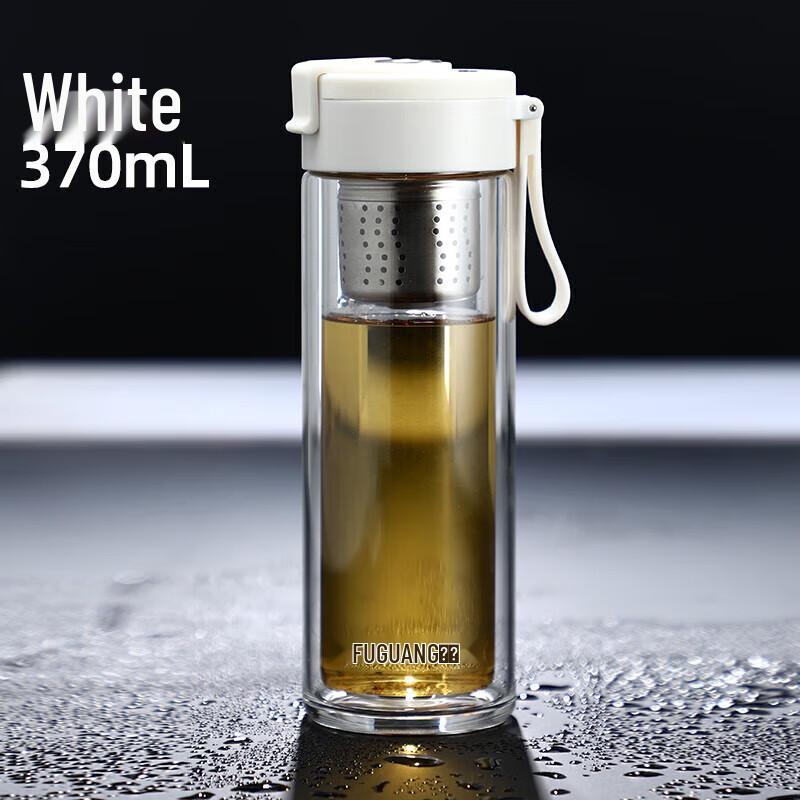 FUGUANG G2222-SH-370 Magnetic Tea Infuser Glass Tumbler