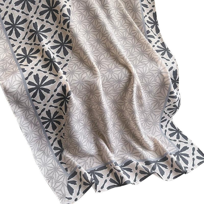 90x180cm Womens Autumn/Winter Printed Fringe Cotton Linen Warm Long Beach Shawl Scarf Wrap Ladies Stoles Hijab