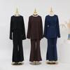 Loriya2025 Dubai Turkey Solid Two-Piece Set LR1131 & LR1132