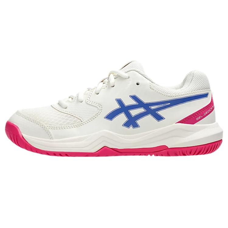 Asics Gel-Dedicate 8 Comfortable Fashionable Simple Versatile Training Shoes Kids Sneakers Off-White 1044A077-105