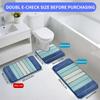Bath Mat Set 50×80CM and 40×50CM Extra Soft Absorbent Microfiber Non-Slip Rugs for Shower Floor Bathmat Bathroom Accessori Decor