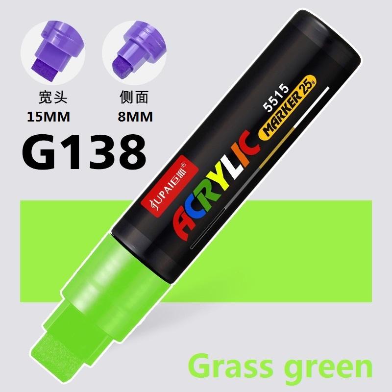 15 Farben Größere Kapazität Acryl-Marker Stifte, Ultra-breiter Kopf 15MM/8MM Graffiti, Malerei, Zeichnen, Werbeplakate Kunstbedarf