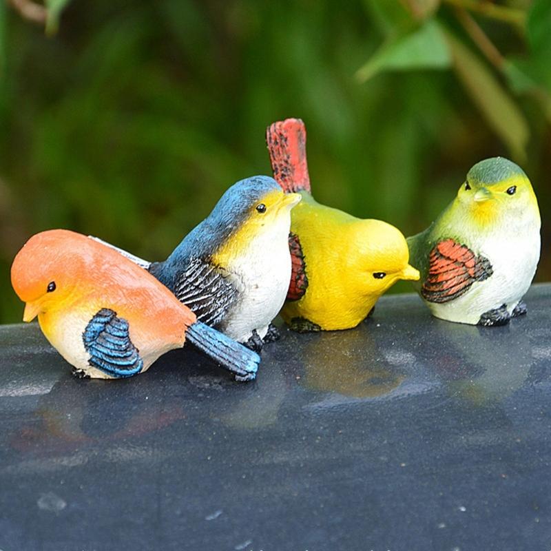 Bird Garden Decors Welcome Sign Sculpture Statues for Yard Lawn Funny Ornaments Outside Figurine Home Decorations