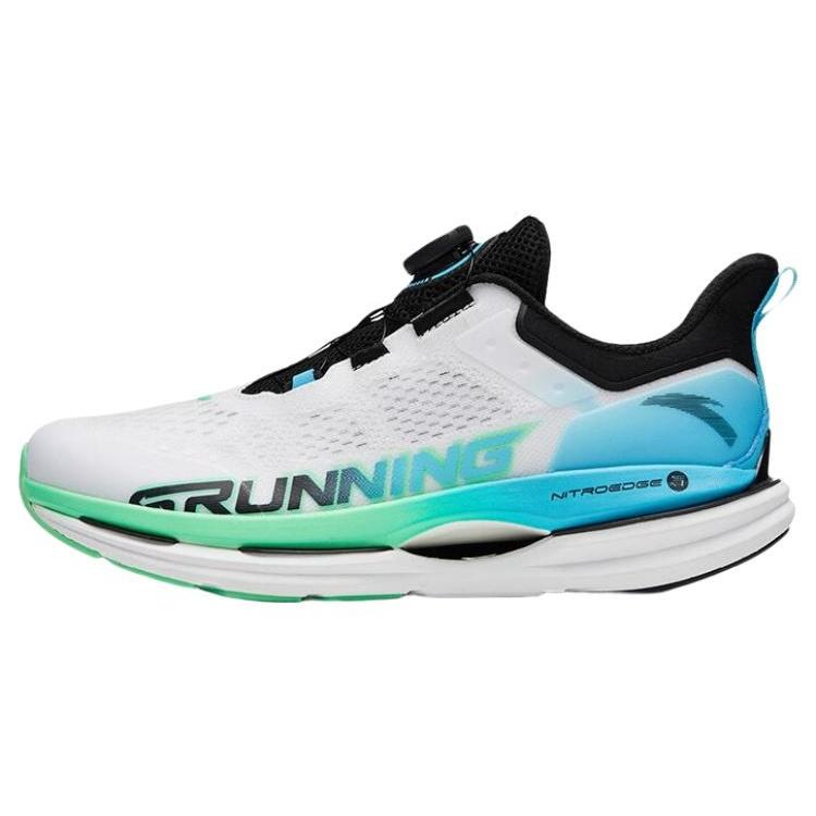 ANTA Running Shoes White Blue Green Men s 112325567S-1 EU 40