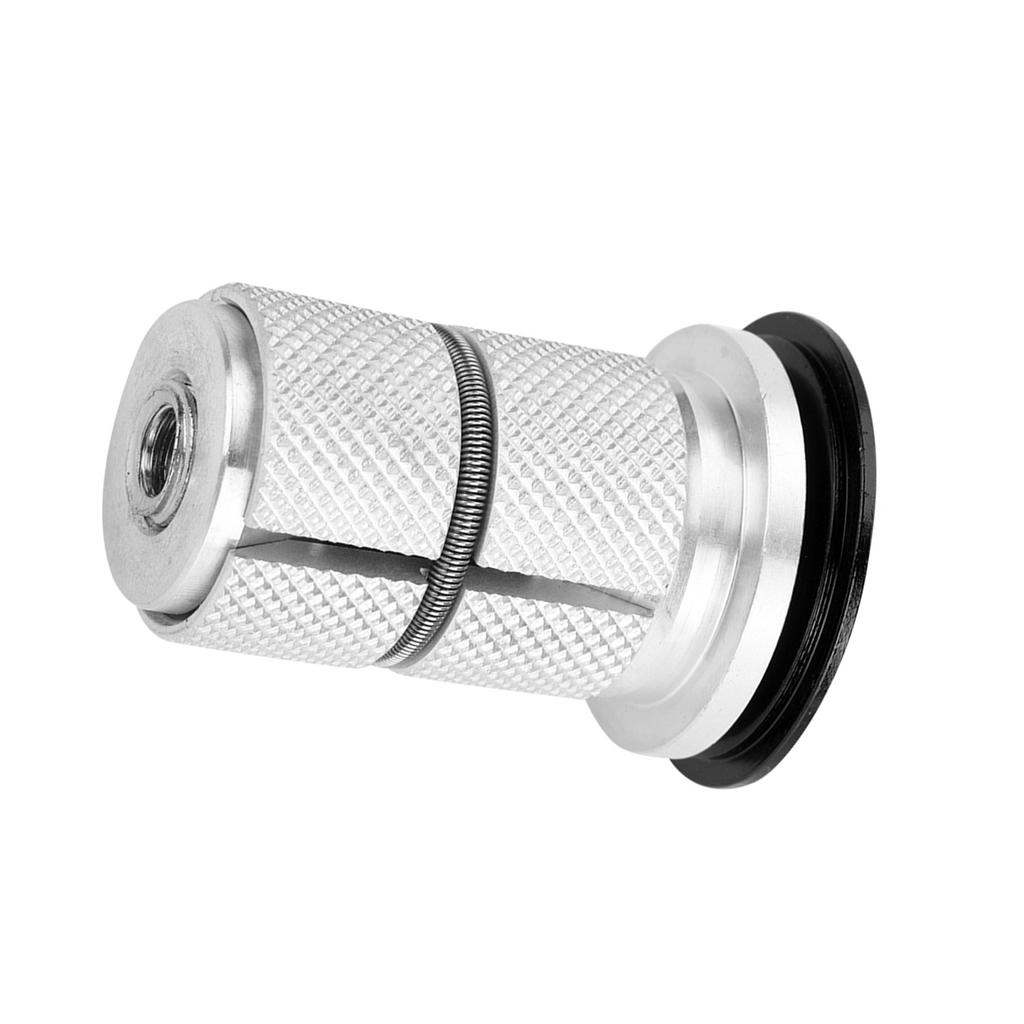 Aluminum Alloy Stem Headset Top Bike Fork Expander Bung 1Celsius1.25inch (Black)