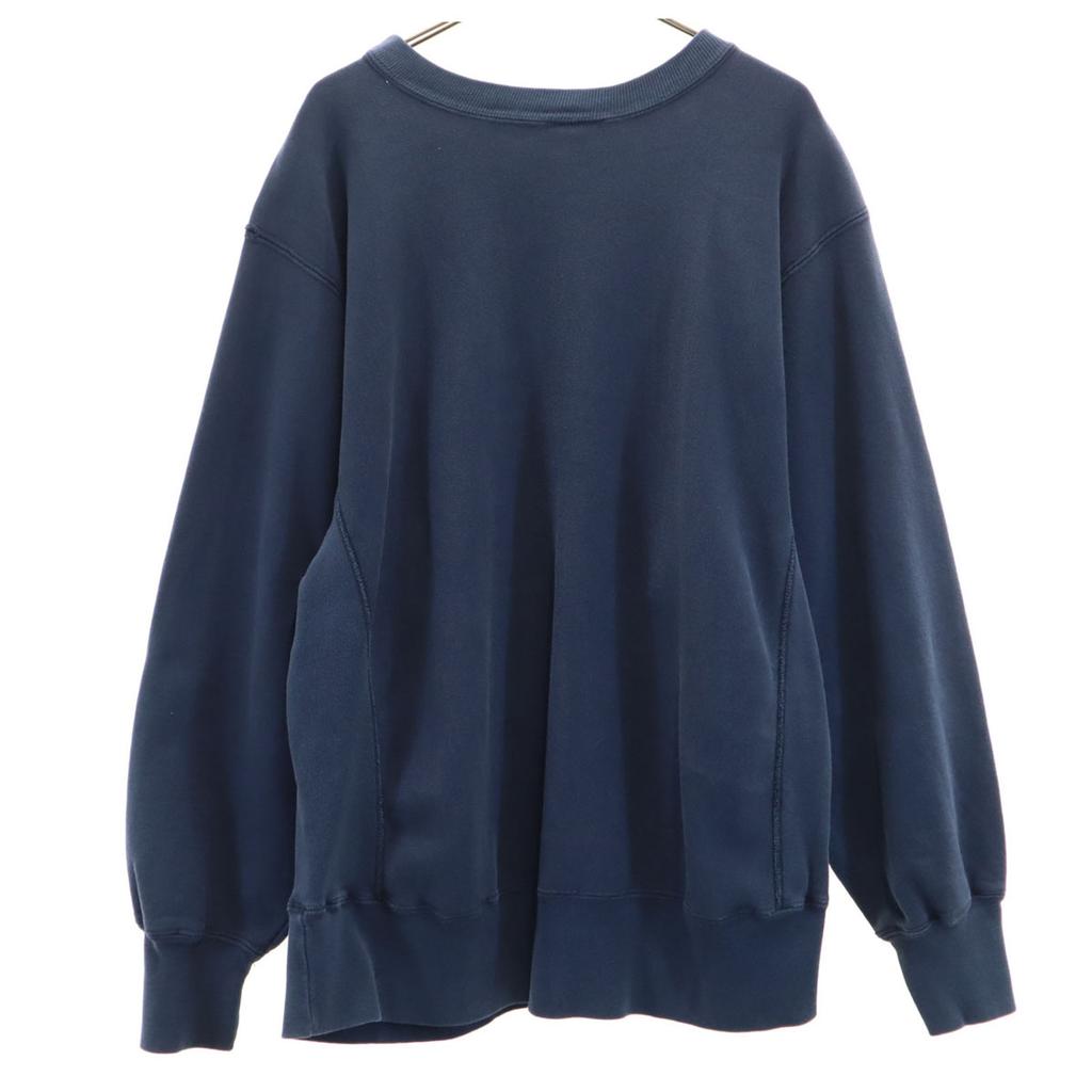 Champion 80s Made In USA Reverse Weave Tricot Tag 2-Tag Vintage Long Sleeve Sweat Trainer Men's Used