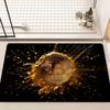 B-Bitcoin LOGO Door Mat Washable Non-Slip Living Room Sofa Chairs Area Mat Kitchen Doormat Area Rug