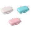 Travel Friendly Mini Portable 8 Grids Wheat Sealed Medicine Organizer Container Tablets Storage Dispenser Box