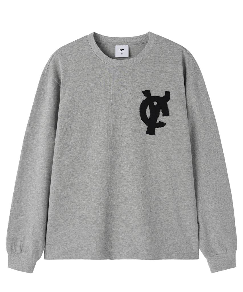 Opeunyadeu(Owai) Logo Patch L/S Tee - Melange