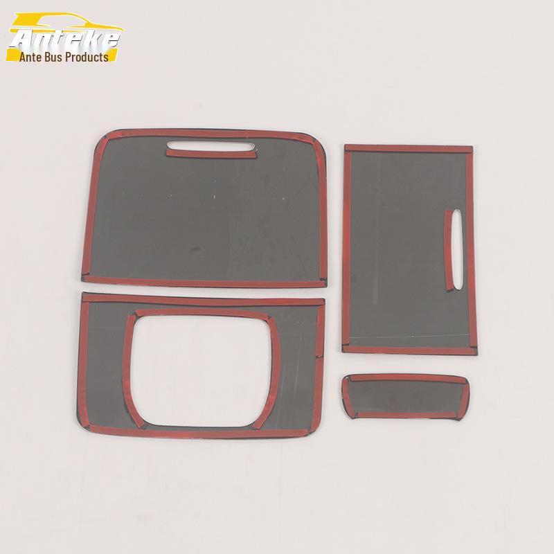 Rear Speaker Cover and Anti-Kick Panel Set for Voyah 22 Dreamer - Stainless Steel Accessories.