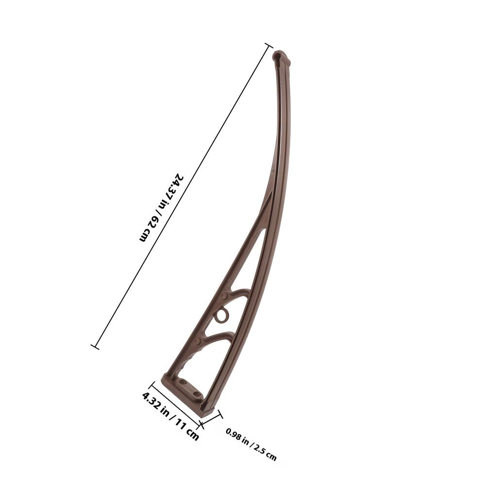 Supporto rinforzato in plastica e acciaio per tenda da sole Supporto esterno per porta finestra Tende per tettoie Balconi Tende da sole per patio