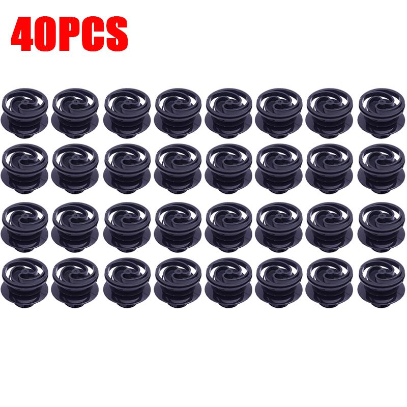 20/40x Auto Door Card Retainer Trim Panel Clips Push-Type Interior Rivets Fastener Clip For VW Volkswagen Golf Mk4 Passat B5