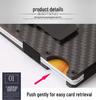 Carbon Fiber RFID-Blocking Minimalist Men's Card Holder Wallet