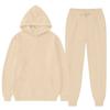 Unisex Kapuzenpullover und Jogginghose 2-teiliges Trainingsanzug-Set für Herren und Damen