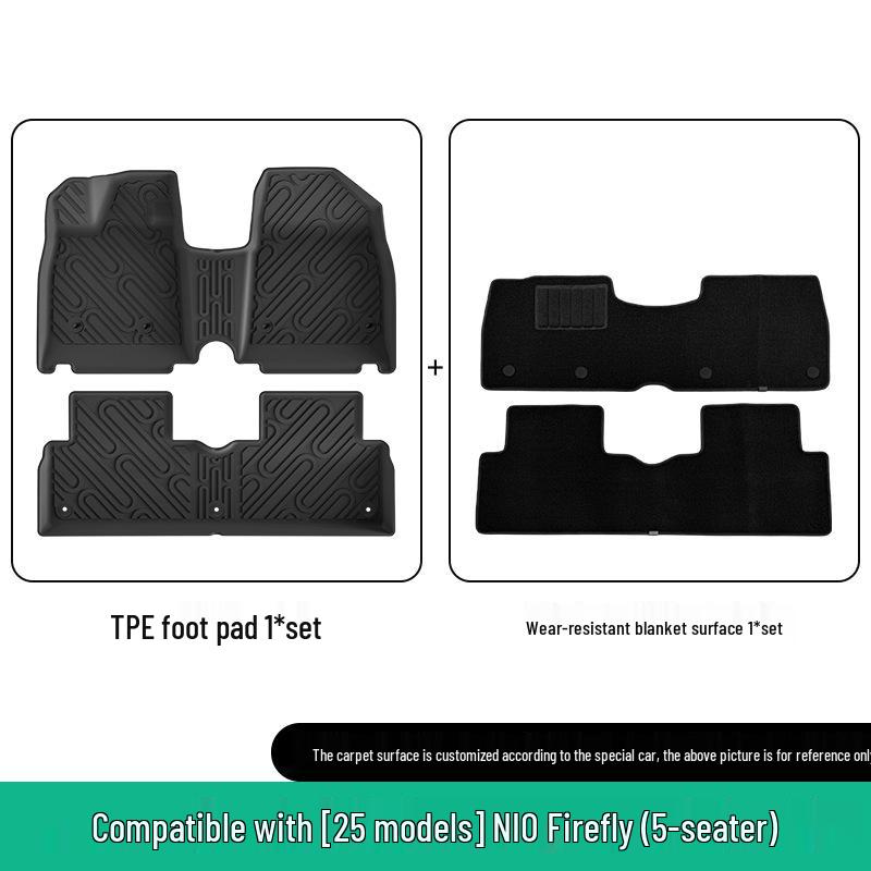 Custom Car Floor Mats & TPE Trunk Mat for 25 NIO Firefly Models