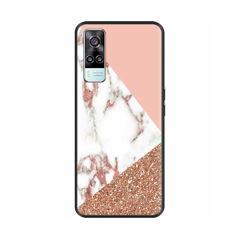 Für Vivo Y33 V2057 Hülle Silikon Weiches TPU Handy Rückabdeckung für Vivo Y33 4G Hülle für vivoY33 Y 33 2021 Coque Fundas Para Bumper
