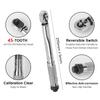 5-25N.m Micrometer Car Motorbike Disassembly Tool Professional Adjustable Torque Wrench 1/4'' Drive Spanner Hand Tool