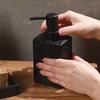 350ml Keramik Seifenflasche Flüssigseifenspender Lotionflasche Handdesinfektionsmittelspender für Flüssigseife Badezimmerzubehör