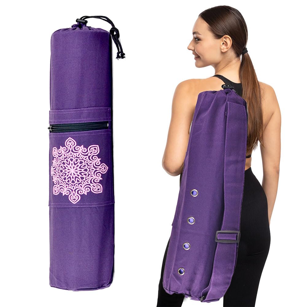 Yoga Mat Yoga Mat Storage Yoga Mat Yoga Canvas Storage and Easy to for Home Use Bag, Bag, Backpack, Handbag, Bag, Wear-Resistant Breathable, Carry,