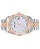 Mathey-Tissot Mathy II Two Tone Stainless Steel White Dial Quartz H710RA Men's Watch
