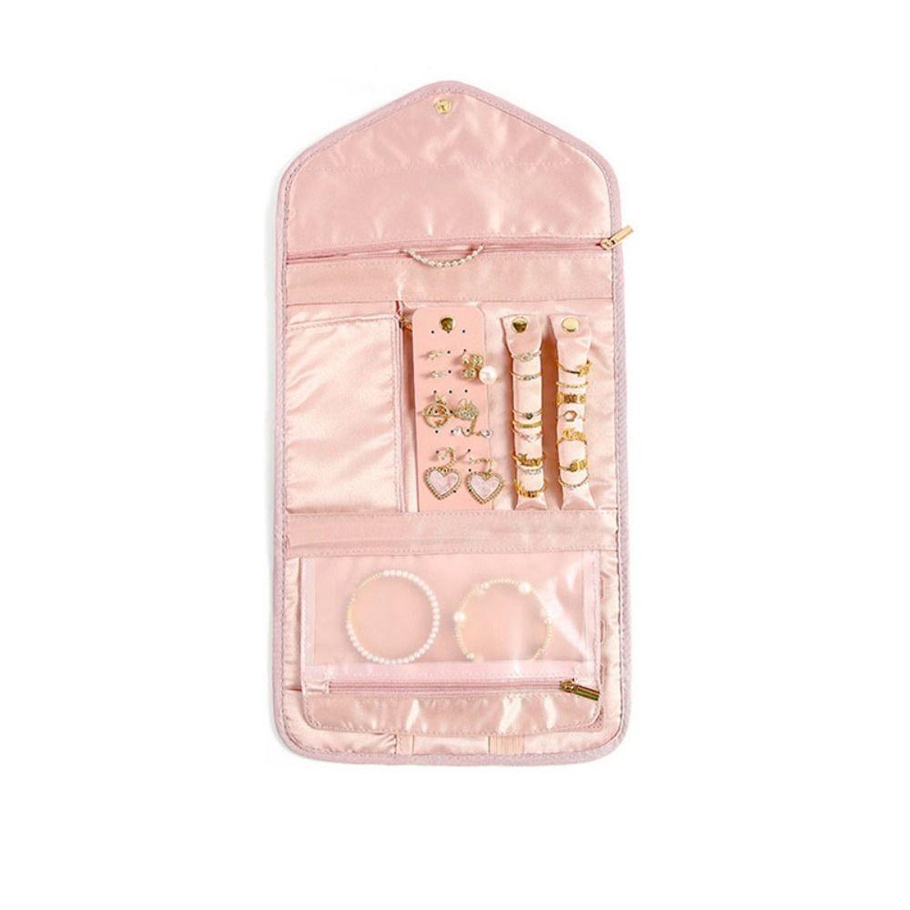 Earrings Container Travel Jewelry Storage Bag Necklace Organizer Clutch Bag  Mother's Day Gifts