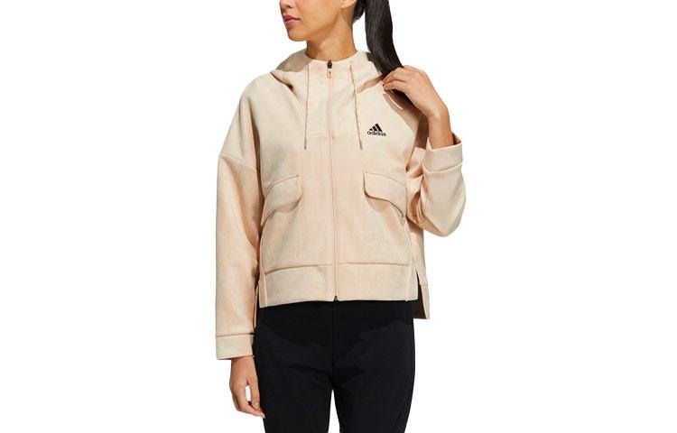 Adidas Jackets Women s Red Pink Hooded Moderate Other H07408 M
