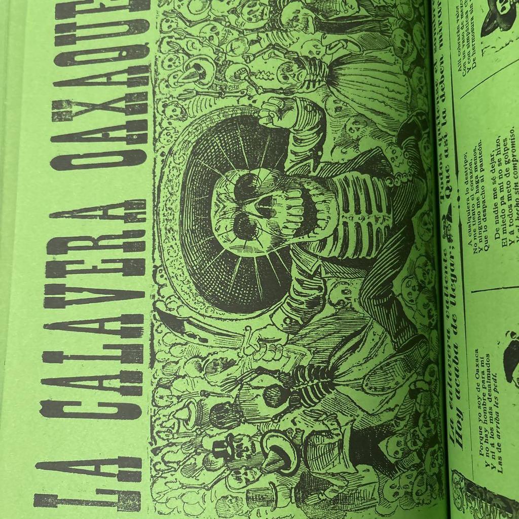 [USED] POSADA MEXICAN ENGRAVER Collection of Works Photo Collection Posada Skull