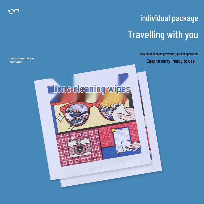 Engångs Anti-im Lins- och Spegelrengöringsservetter