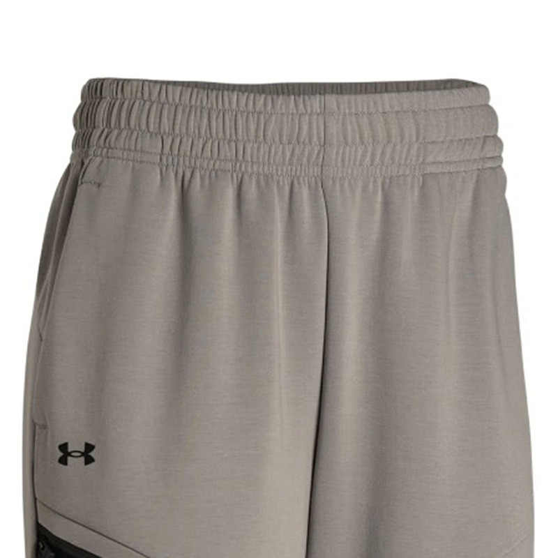 Under Armour Pantaloni Jogger de Antrenament Culoare Solidă de Neoprit Femei Partea de Jos Maro 1379846-203