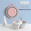 Portable Silicone Foldable Wash Basin - Large, Durable, Multi-purpose for Dorm or Foot Use