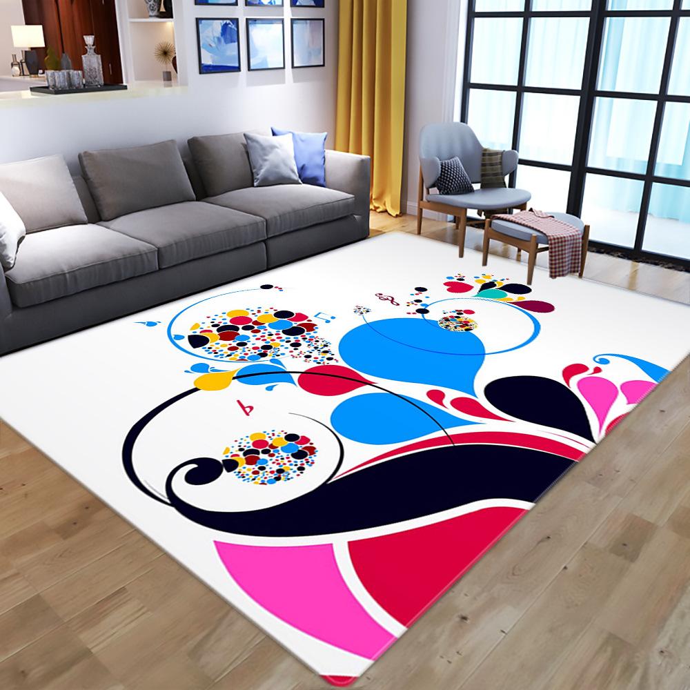 Flowers And Plants Printed Carpet Living Room Modern Home Sofa Coffee Table Bedroom Full Bedside Floor Mat