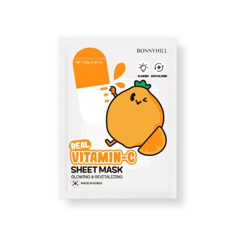 

BONNYHILL Real Vitamin-C Glow Sheet Mask (5pcs)