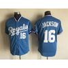 Vintage Kansas City Royals Baseball Jersey Unisex Embroidered Sport Top Cotton Blend Fall Wear