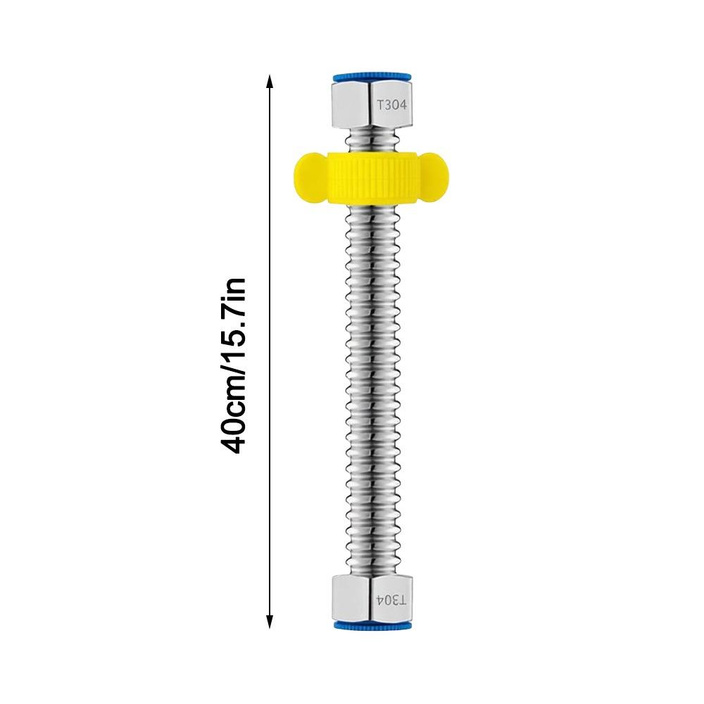 Corrugated Plumbing Hose with Wrench Faucet Connector Hose Water Purification System