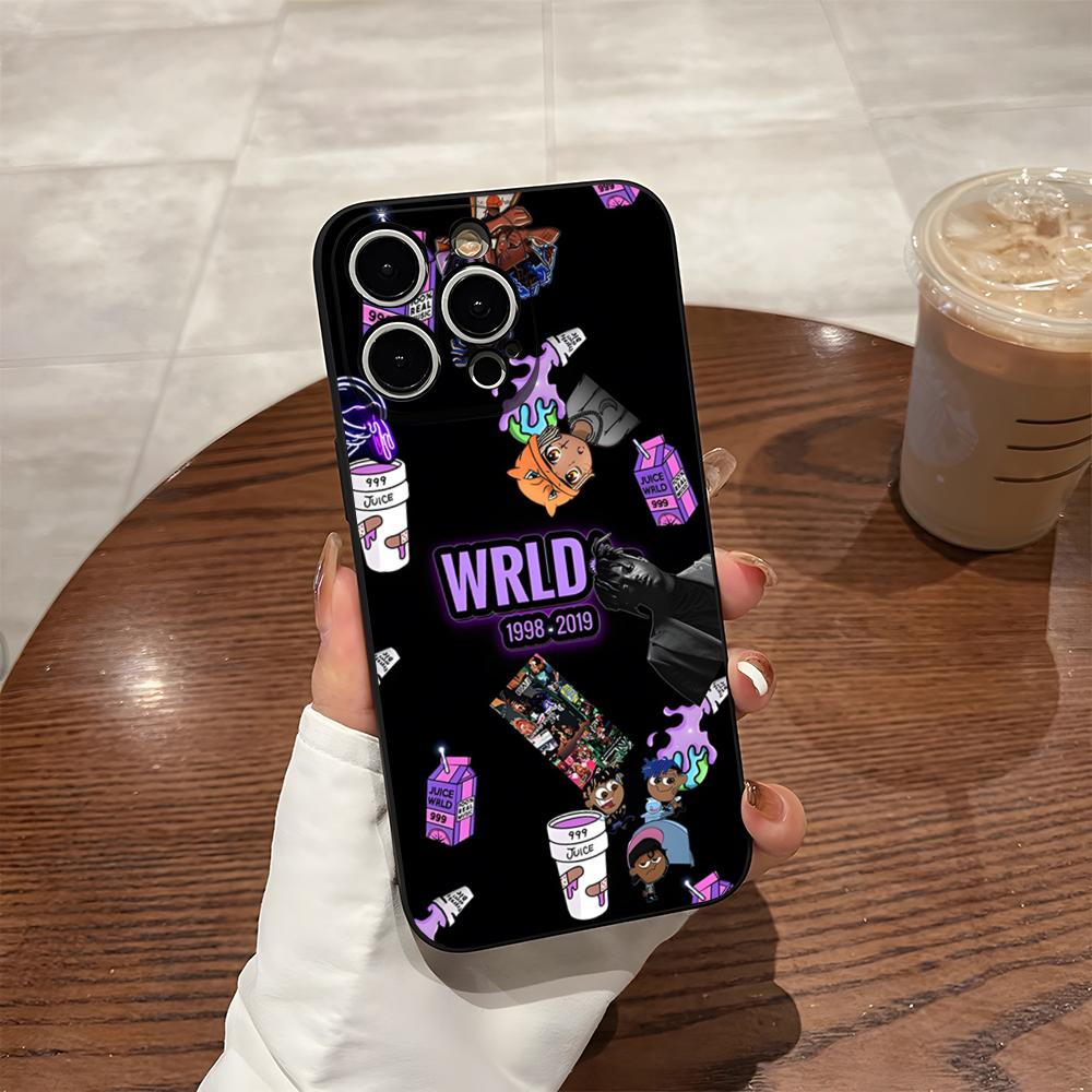 Rapper 999 J-Juice W-WRLD Phone Case For Iphone 17 Pro Max 16 Pro Max 15 Pro 14 Plus 13 11 12 Xr X Xs Back Cover iPhone12