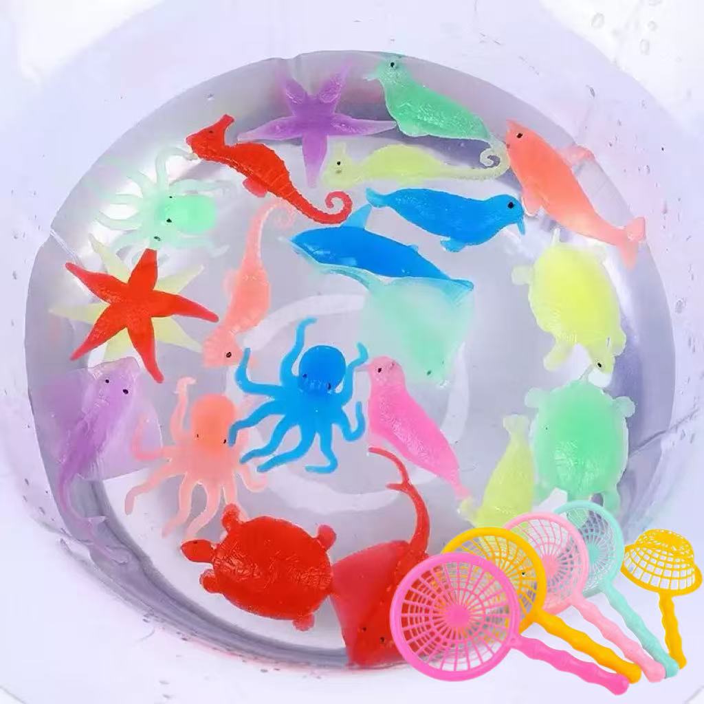 6/10/20 Stück Niedliche Gummi-Goldfisch-Badespielzeuge für Kleinkinder Kinder Wasserspielspiele Simulation Badezimmer-Spielzeug Perfekte Duschgeschenke