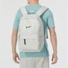 Nike Logo Casual Solid Color Zipper Fabric Backpack Medium Unisex Backpacks Light-Bone Black DN3592072