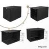 Pet Kennel Cover Black Breathable Warm Removable Lightweight Dog Crate 94cmx60cmx64cm