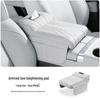 Zunjie S800 Armrest Box Pad with Tissue Box, Cup Holder, and Storage Bag for Car Interior Accessories.