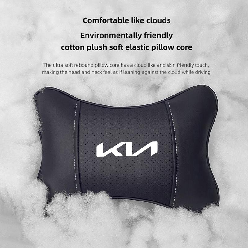 CAFHF1 Car Headrest Auto Neck Support Pillow Accessories For KIA K3 Sportage Carnival K5 Seltos Pegas KX1 EV5 Sonet EV6 K4 EV3 Ceed K8