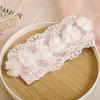 Newborn Infant Accessories Hollow Headband Elastic White Headwear Cute Lace Flowers Headpiece Princess Girl