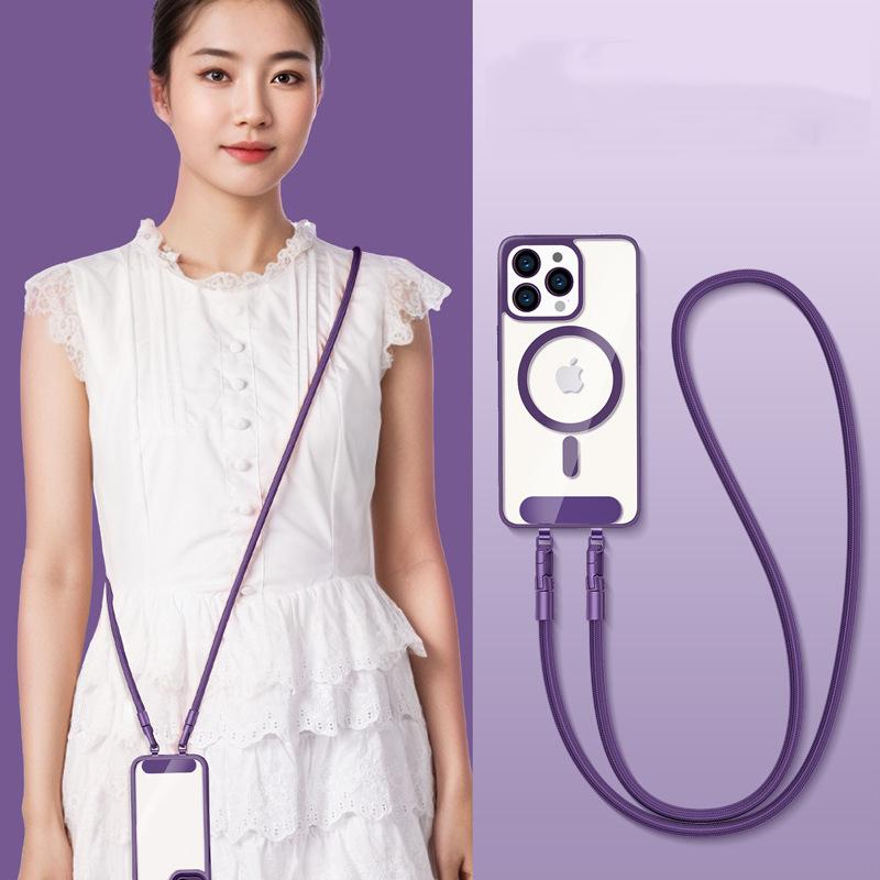 Lanyard Double Buckle Adjustable Wrist Crossbody Strap Cord Hang Mobile Phone Shoulder Chain Key Cordon De Teléfono Movil