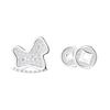 Immediately Rich Stud Earrings, Women'S Small And Simple Natal Year Design Asymmetrical Pony Copper Coin Earrings