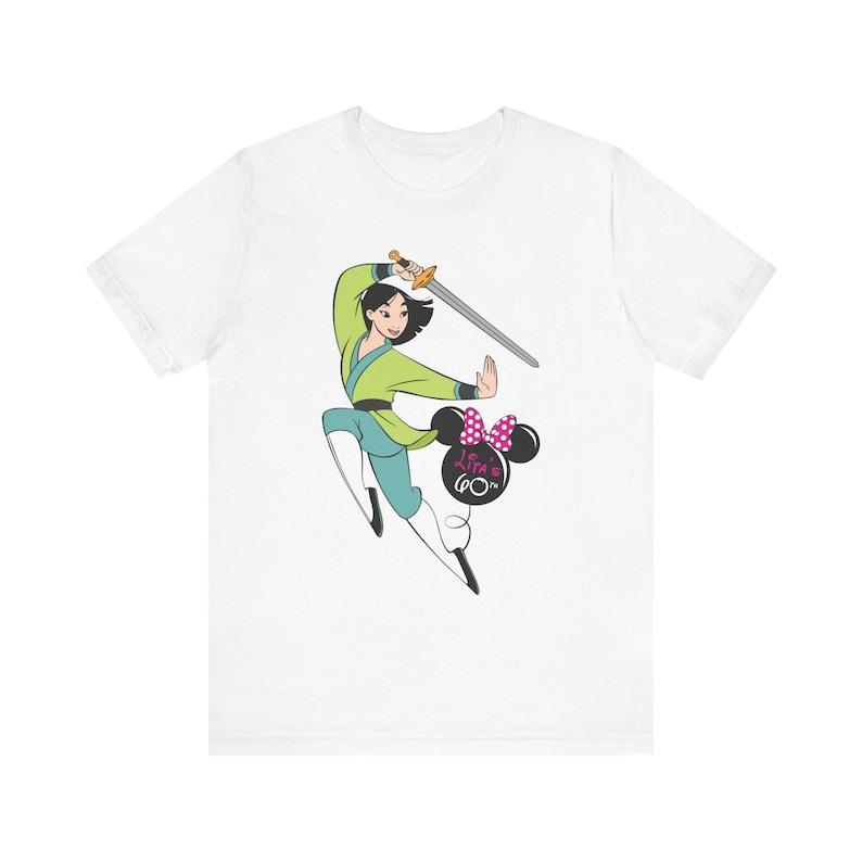 Warrior Princess Character Tee | Graphic T-Shirt, Pink Black Yellow 150
