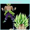 Collectible Dragon Ball Broly Pvc Toy Model 23.5cm Height Dragonball Sculpture