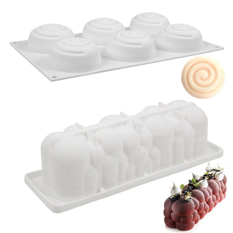 Buy 2 PCS Silicone Molds Cake Decorating 3d Bubble Mold for Baking Ice Cream Chocolate Mousse