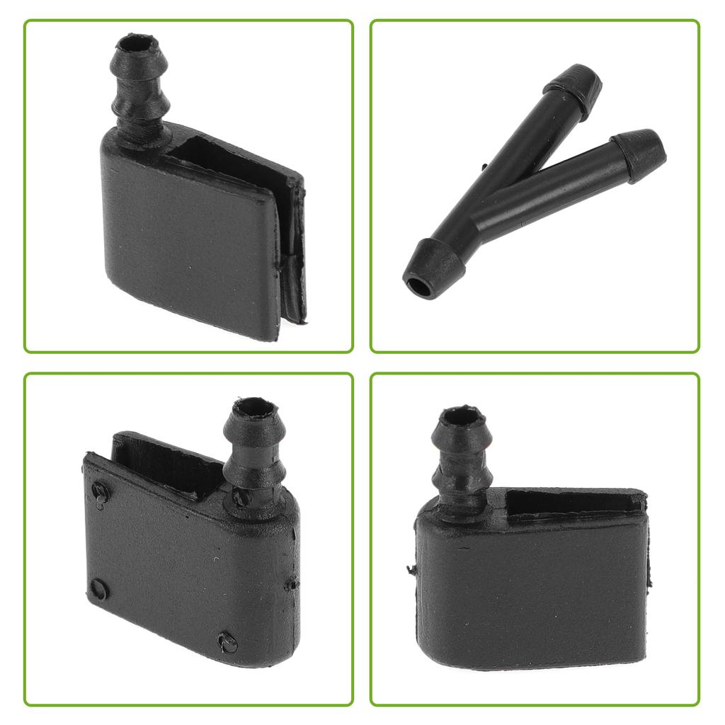 Fits HOPESPANNER Mercedes Benz Front Window Nozzle Washer Nozzle Black Window Nozzle