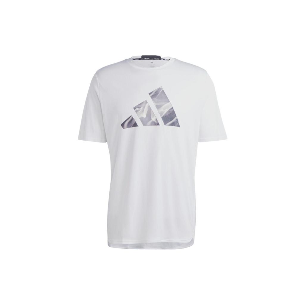 adidas Designed for Movement HIIT Training Tee White/Black Men Streetwear IB7921